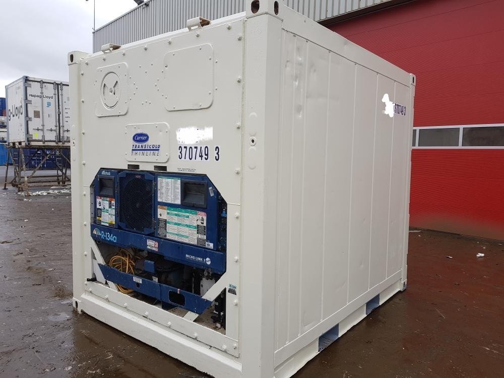 10ft Used Refrigerated Container — Wind & Watertight — Carrier Unit
