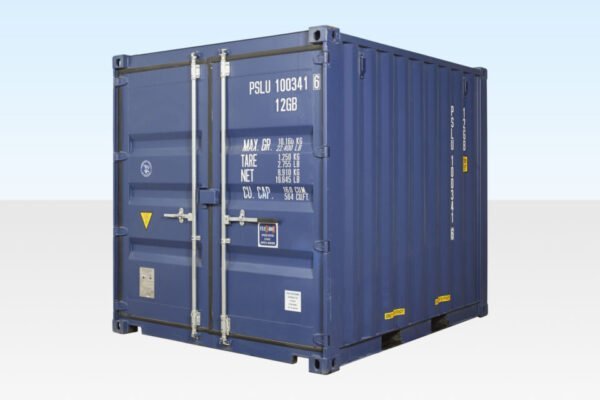 10ft Blue Shipping Container – New One Trip RAL 5013