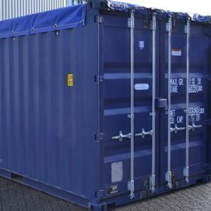 20ft Used Open Top Wind and Watertight Shipping Container – Blue